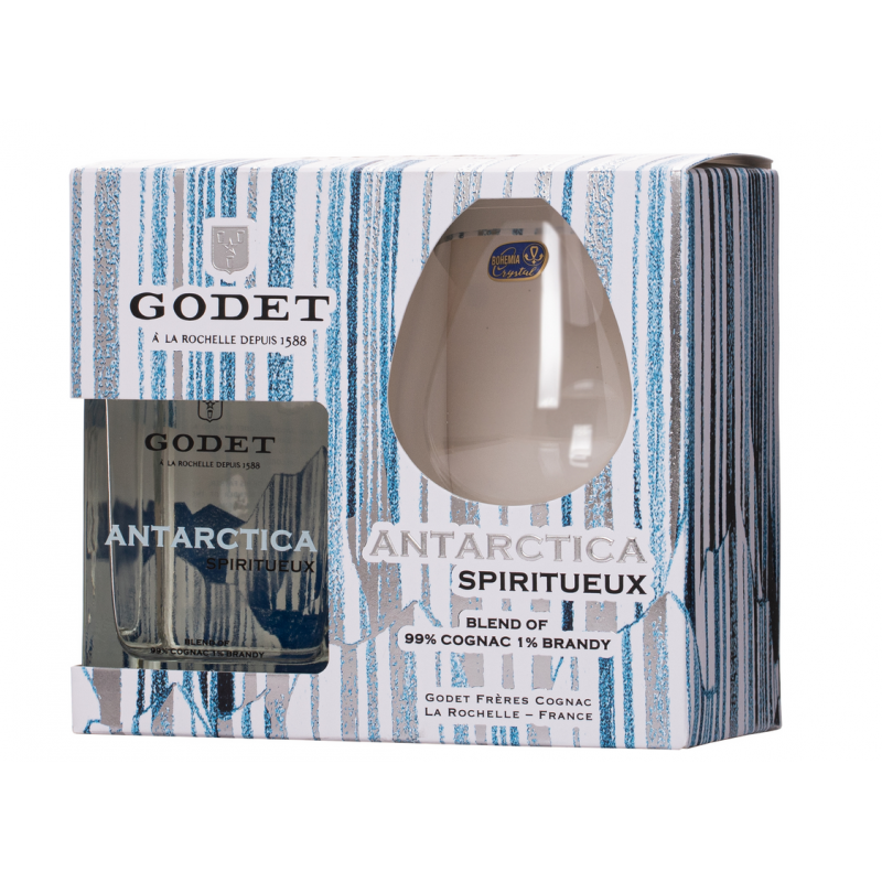 Godet Antarctica + 1 sklenice | 0,5L | 40% Godet Antarctica + 1 sklenice | 0,5L | 40%