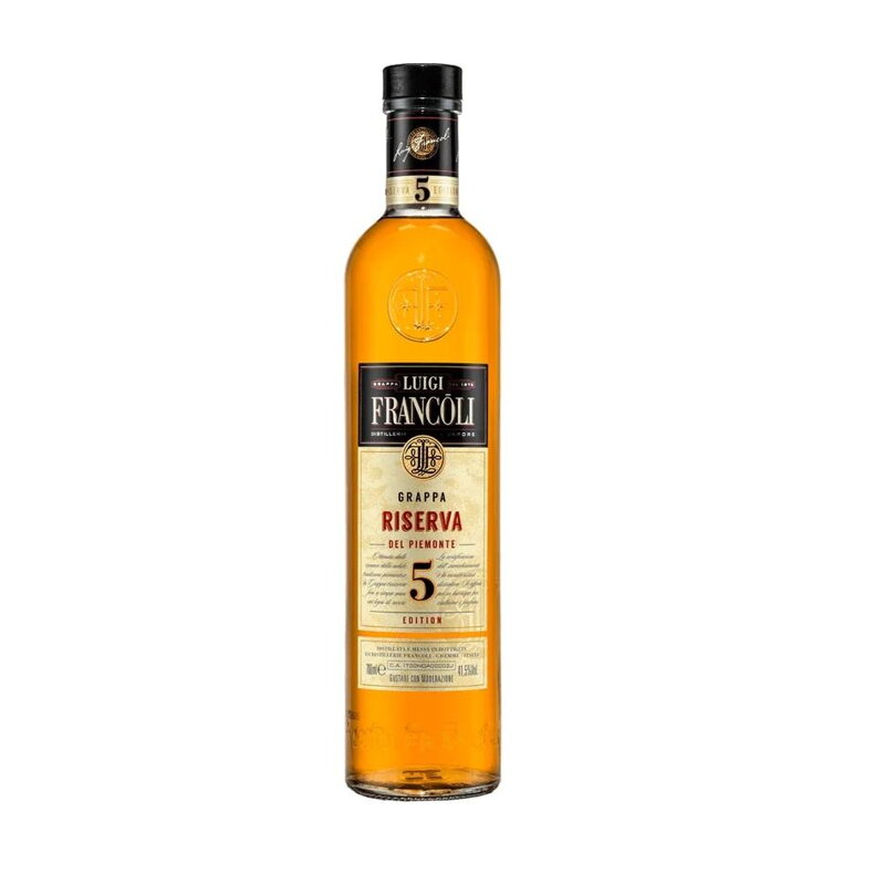 Grappa Luigi Francoli 5YO | 0,7 L | 41,5 % Grappa Luigi Francoli 5YO | 0,7 L | 41,5 %