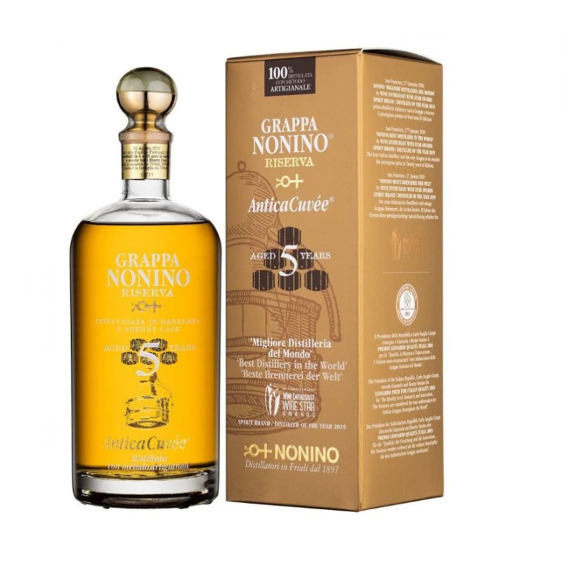 Grappa Nonino Antica Cuvée 5YO | 0,7 L | 43 %